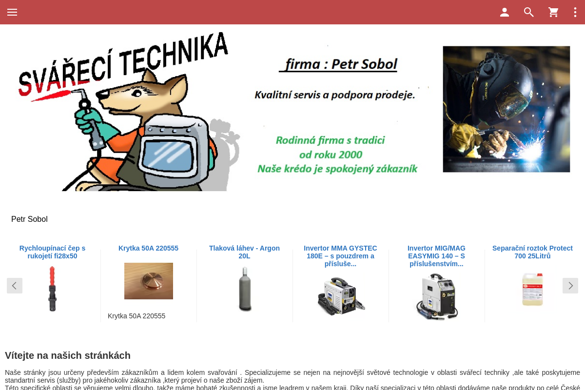 Svářecí technika - Petr Sobol