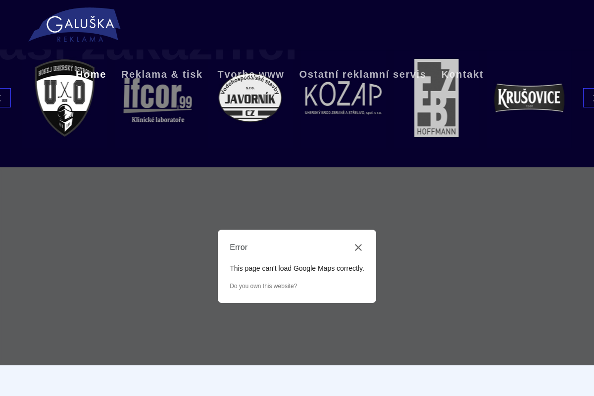 GALUŠKA reklama | Mgr. Vilém Galuška