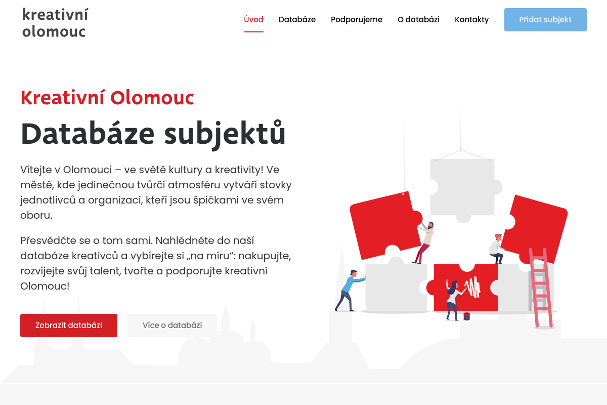 Databáze Kreativní Olomouc