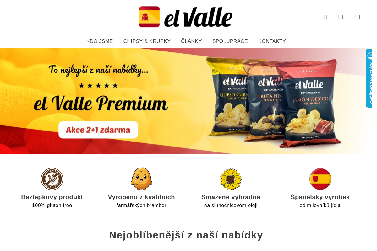 el Valle španělské chipsy