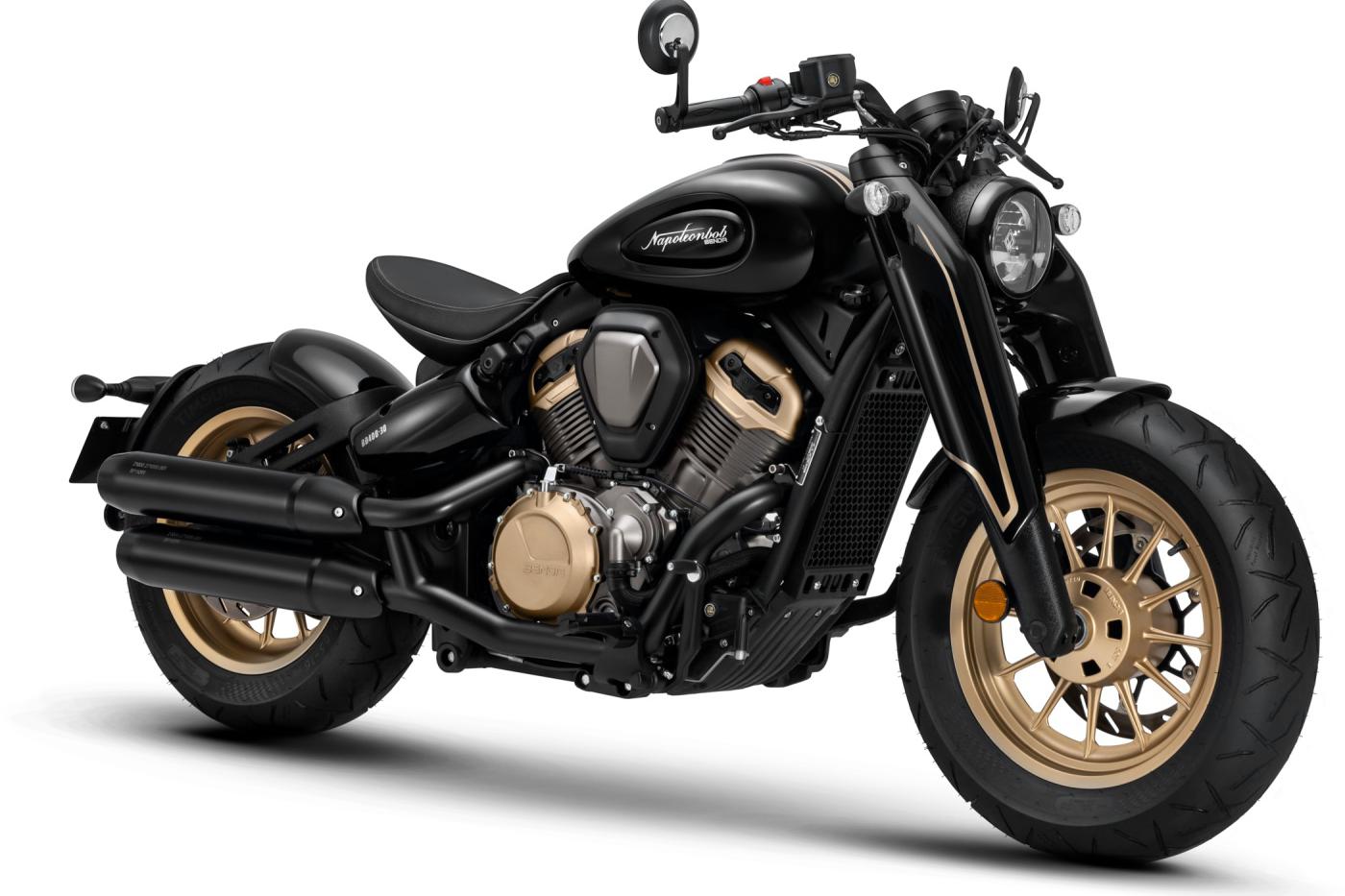 Novinka - Benda Napoleon Bob 500 černá, zlatá kola