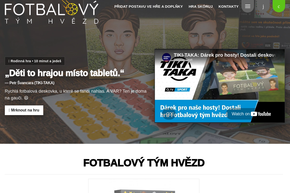 Fotbalový tým hvězd, s.r.o.