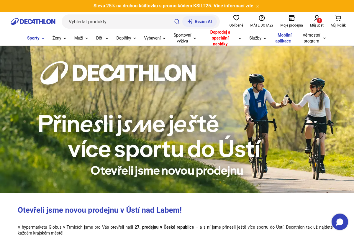 Decathlon Ústí nad Labem