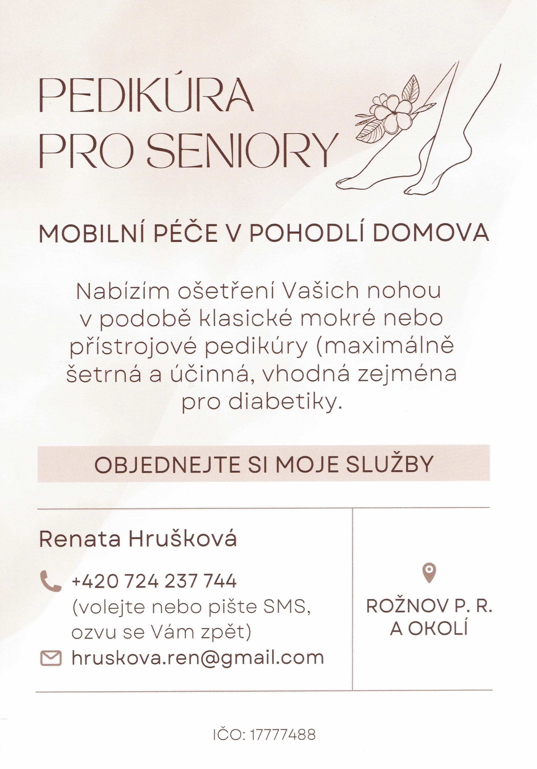 Pedikúra Renata Hrušková foto 2