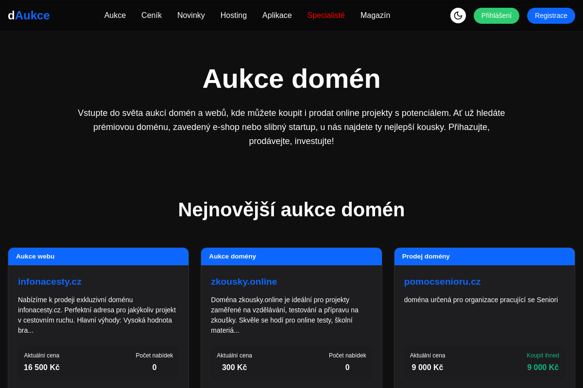dAukce.cz