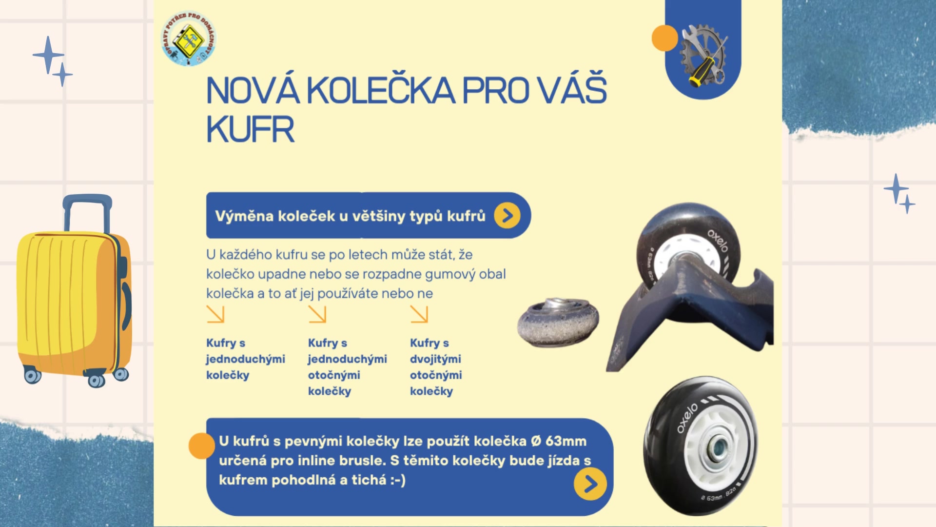 Opravy kufrů Libor Císař foto 2 (náhled videa)