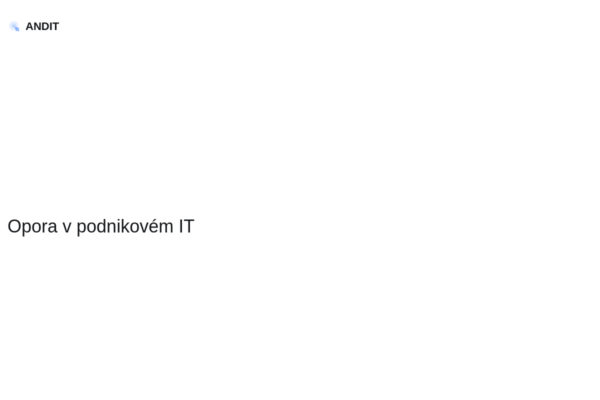 andit | opora v podnikovém IT