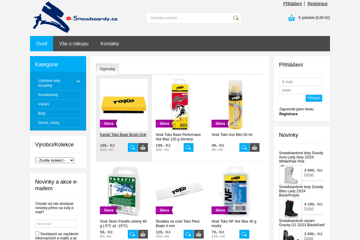 e-Snowboardy.cz