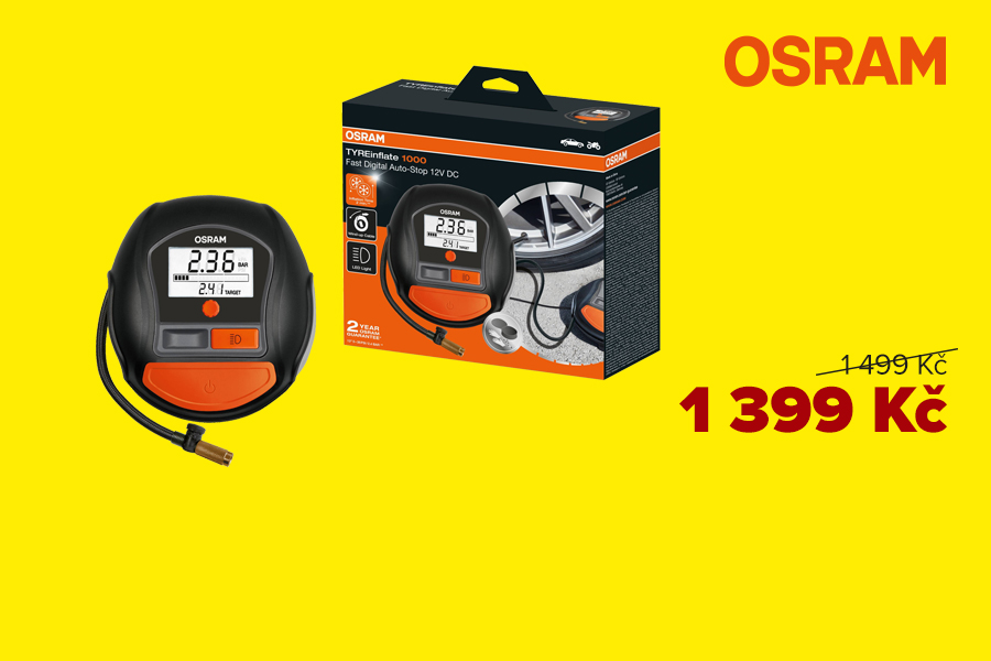 Kompresor TYREINFLATE 1000 OSRAM
