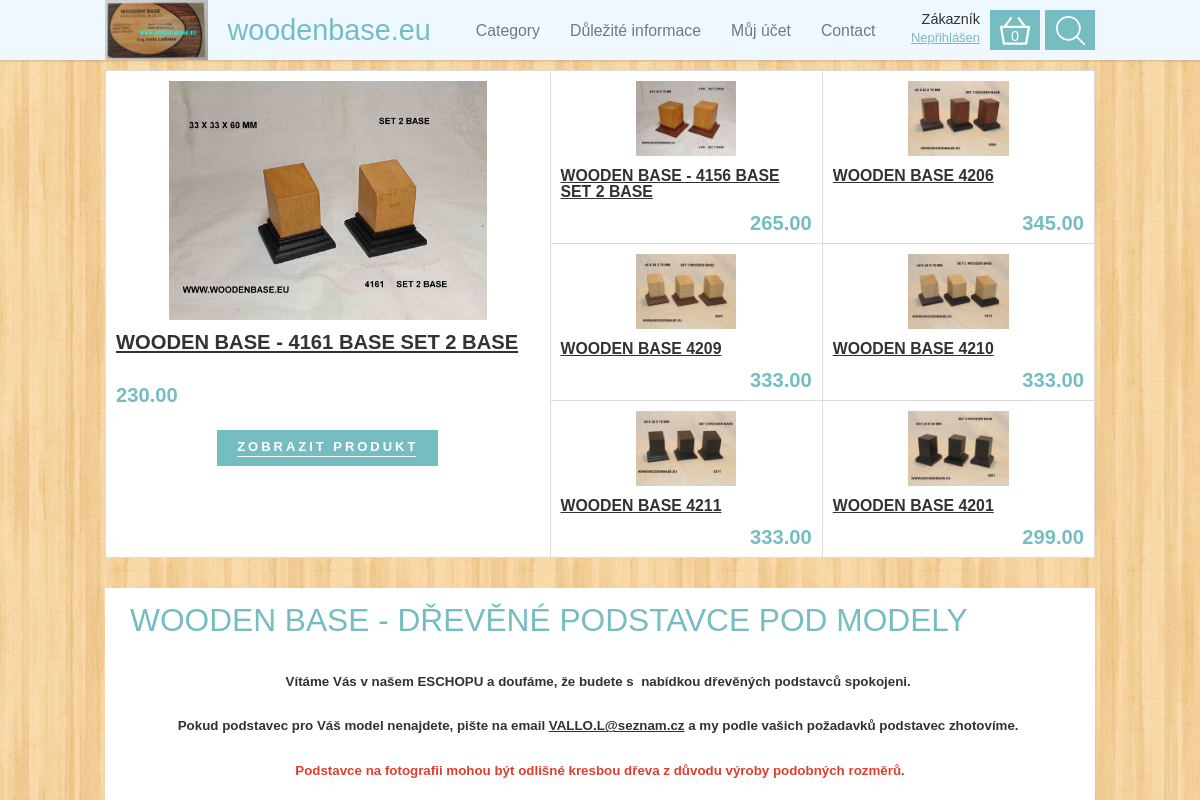 WOODEN BASE SET