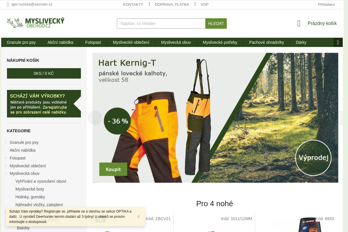 Myslivecky-obchod.cz
