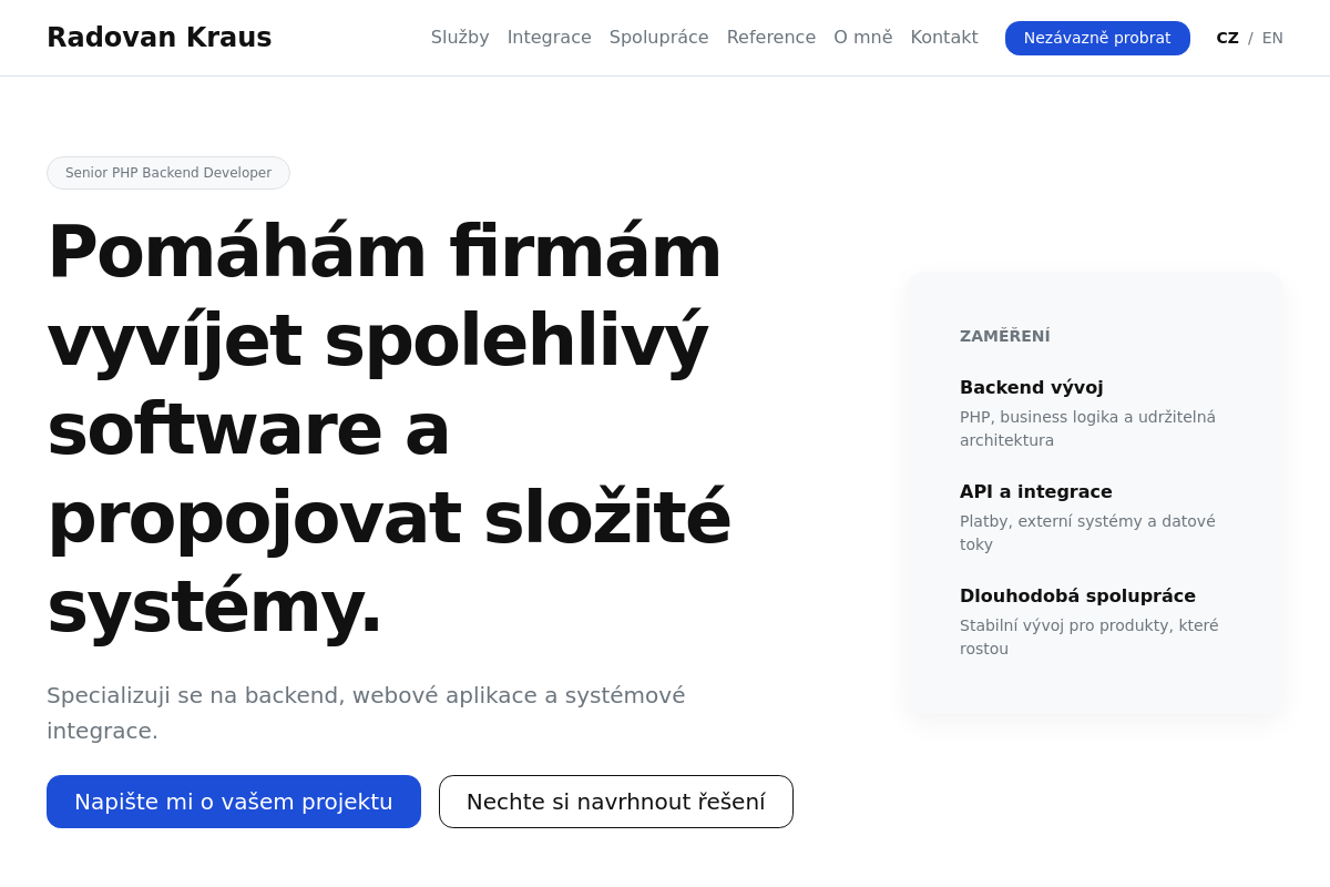 RK COMPUTER - Mgr. Radovan Kraus