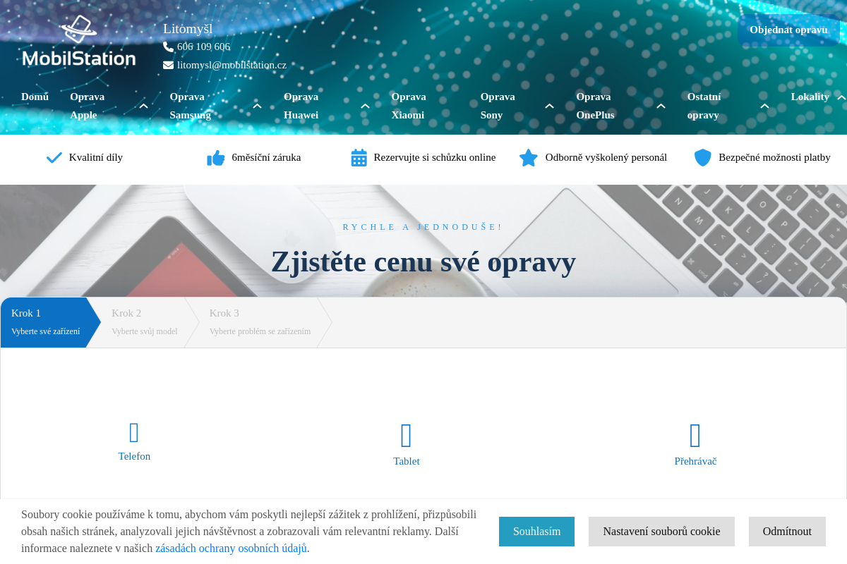 Opravy mobilních telefonů – Mobilstation