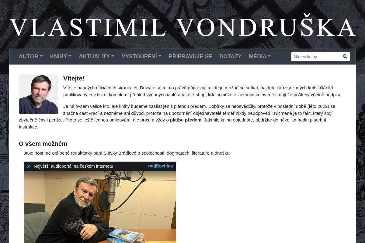 Vlastimilvondruska.cz