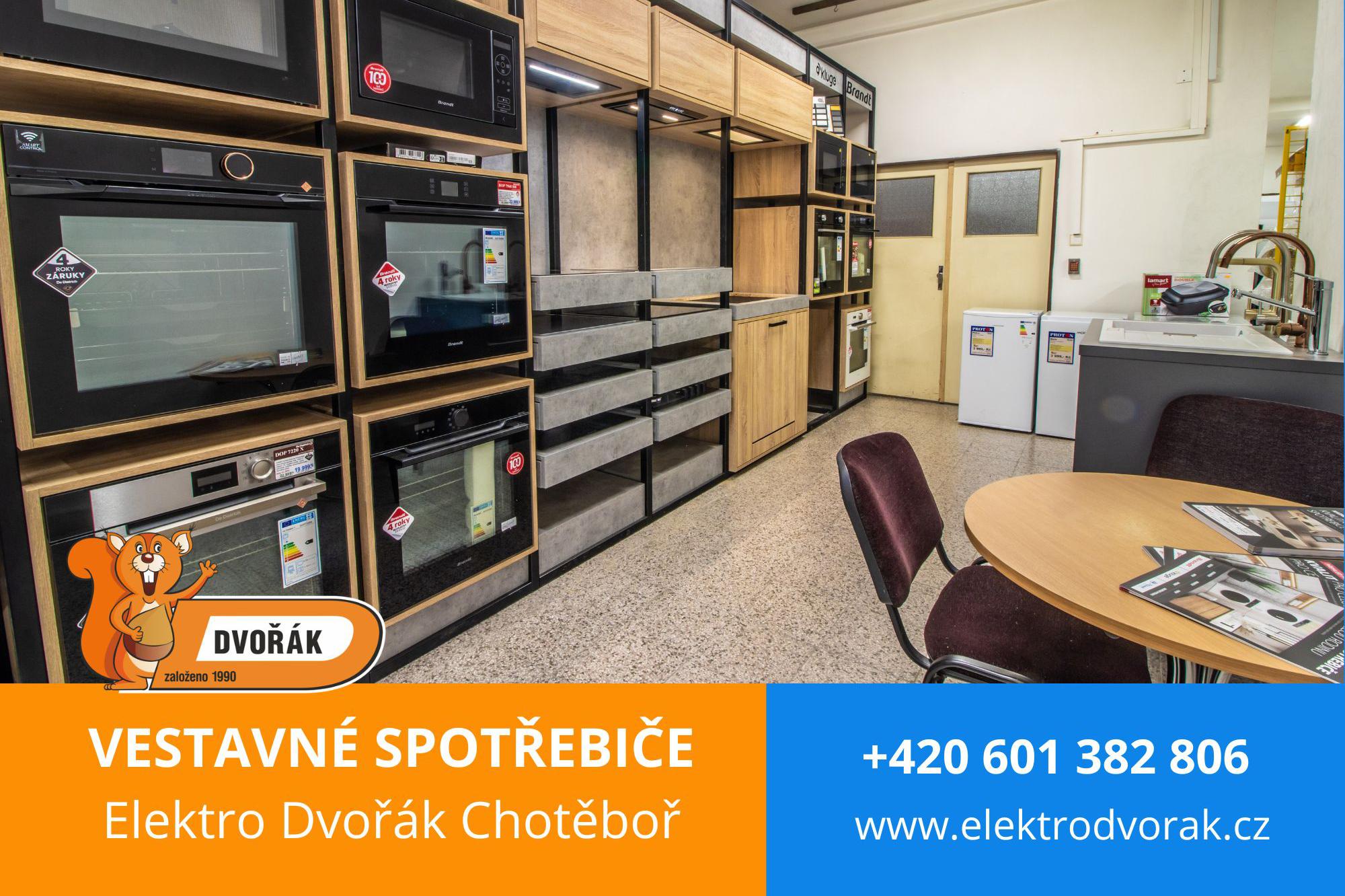Vestavné spotřebiče v Elektro Dvořák Chotěboř