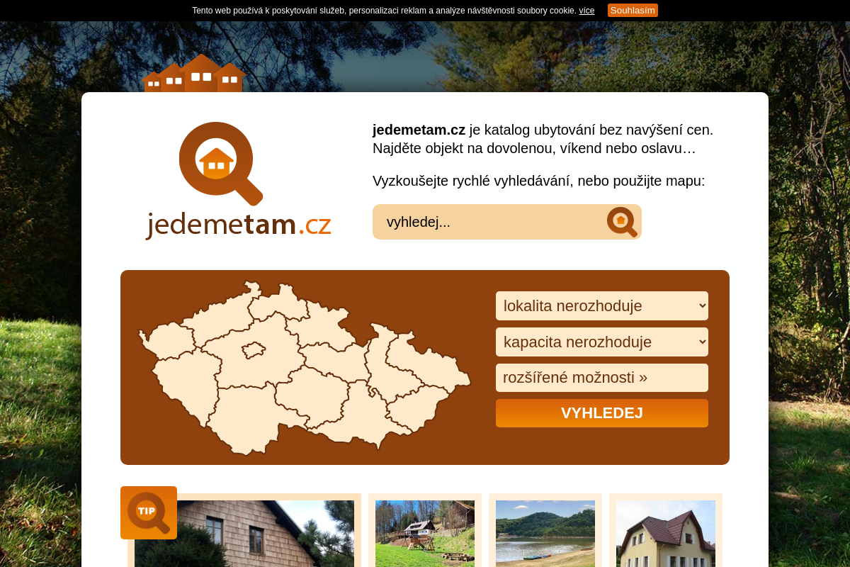 jedemetam.cz - katalog ubytování