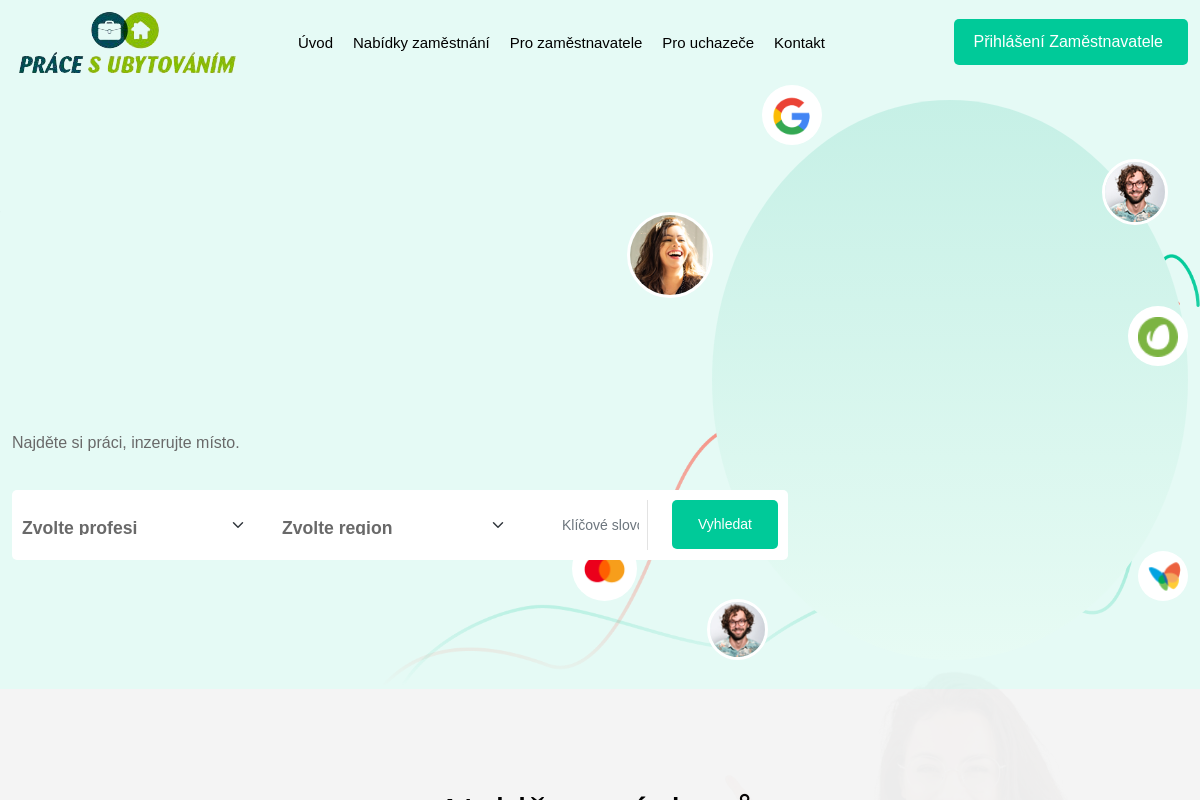 Amdero s.r.o. - Práce s ubytováním