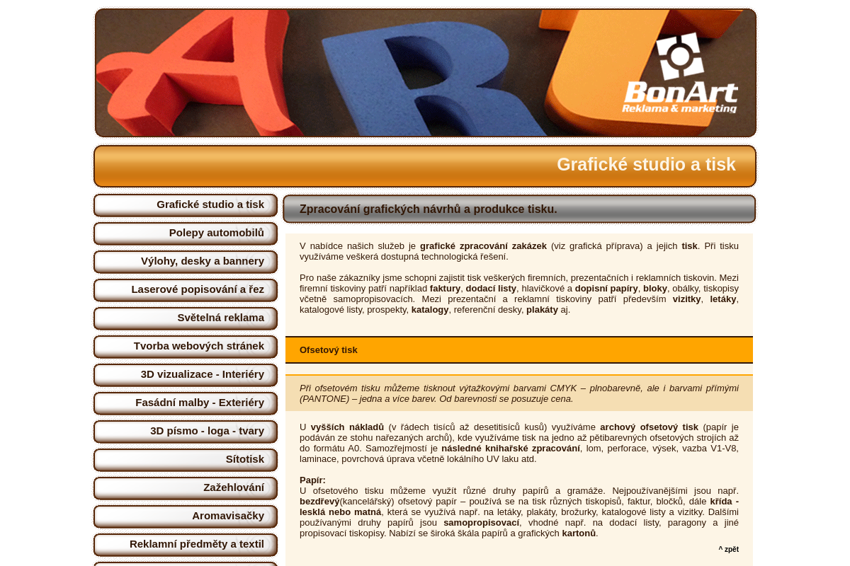 BonArt - reklama a marketing