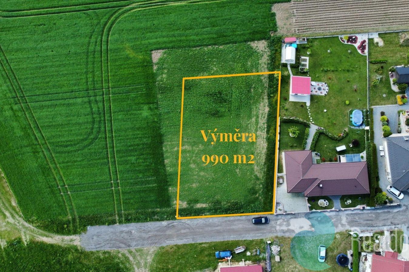 Prodej, stavební pozemek, Hubenov, 990 m2