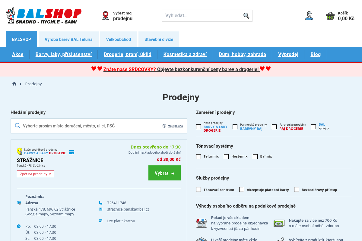 BARVY A LAKY DROGERIE