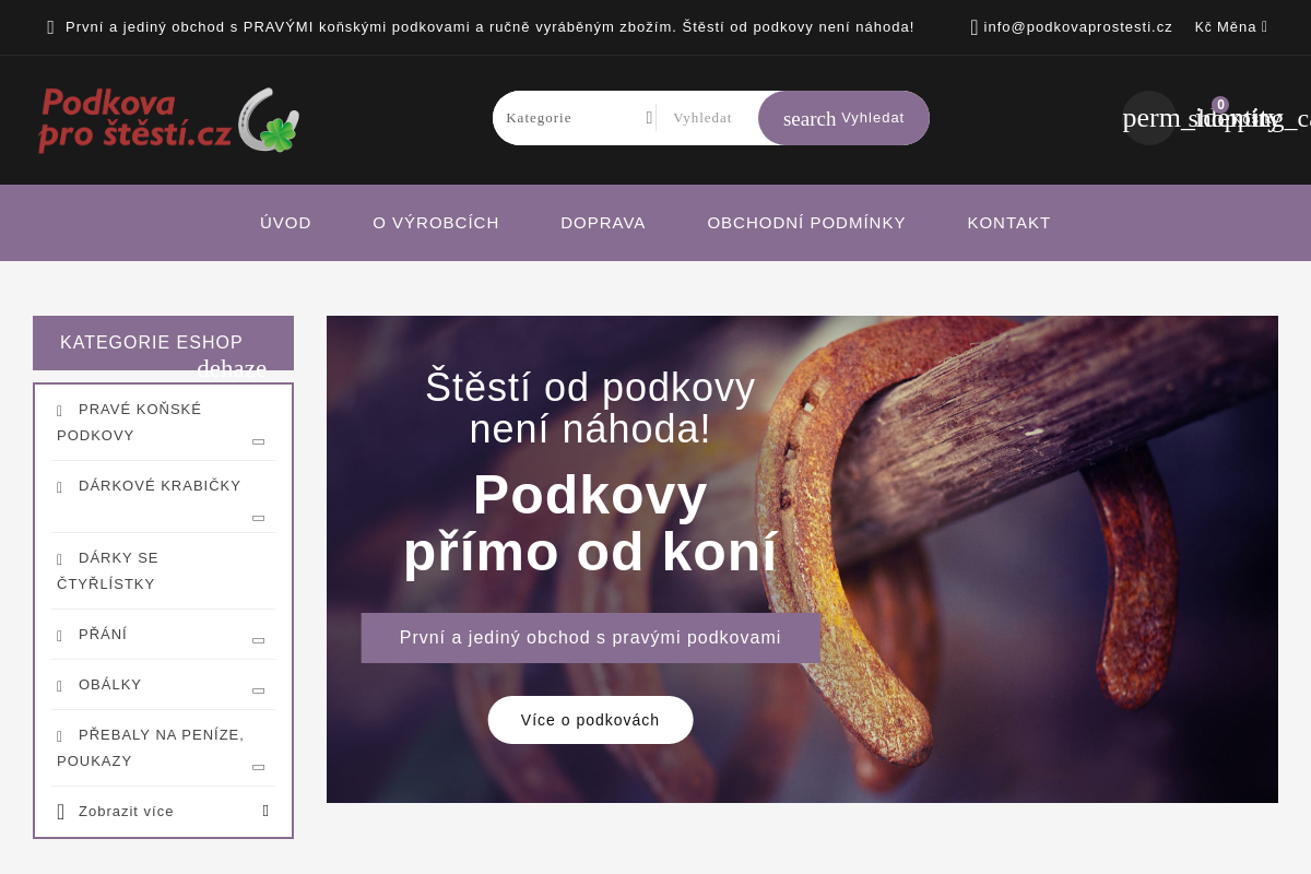 Podkova pro štěstí.cz