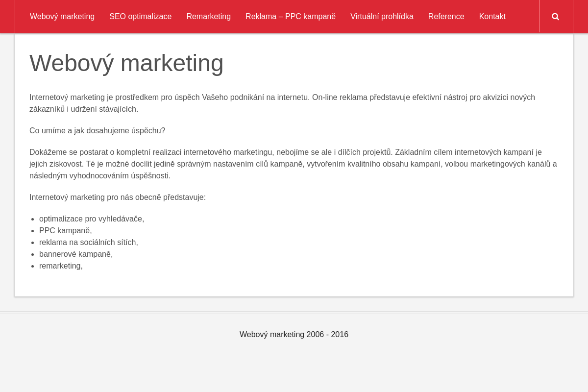 Webový marketing, s.r.o.