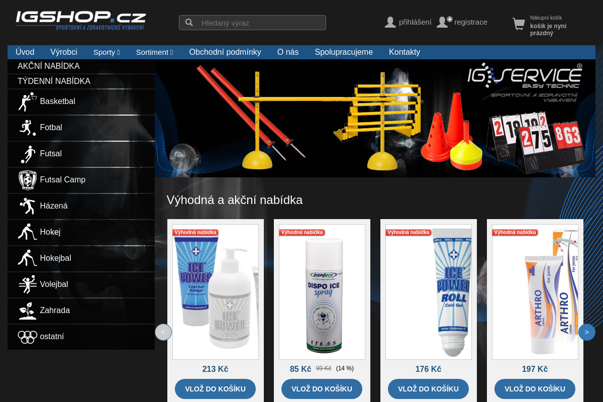 IG SHOP - Sportovní a zdravotnické vybavení