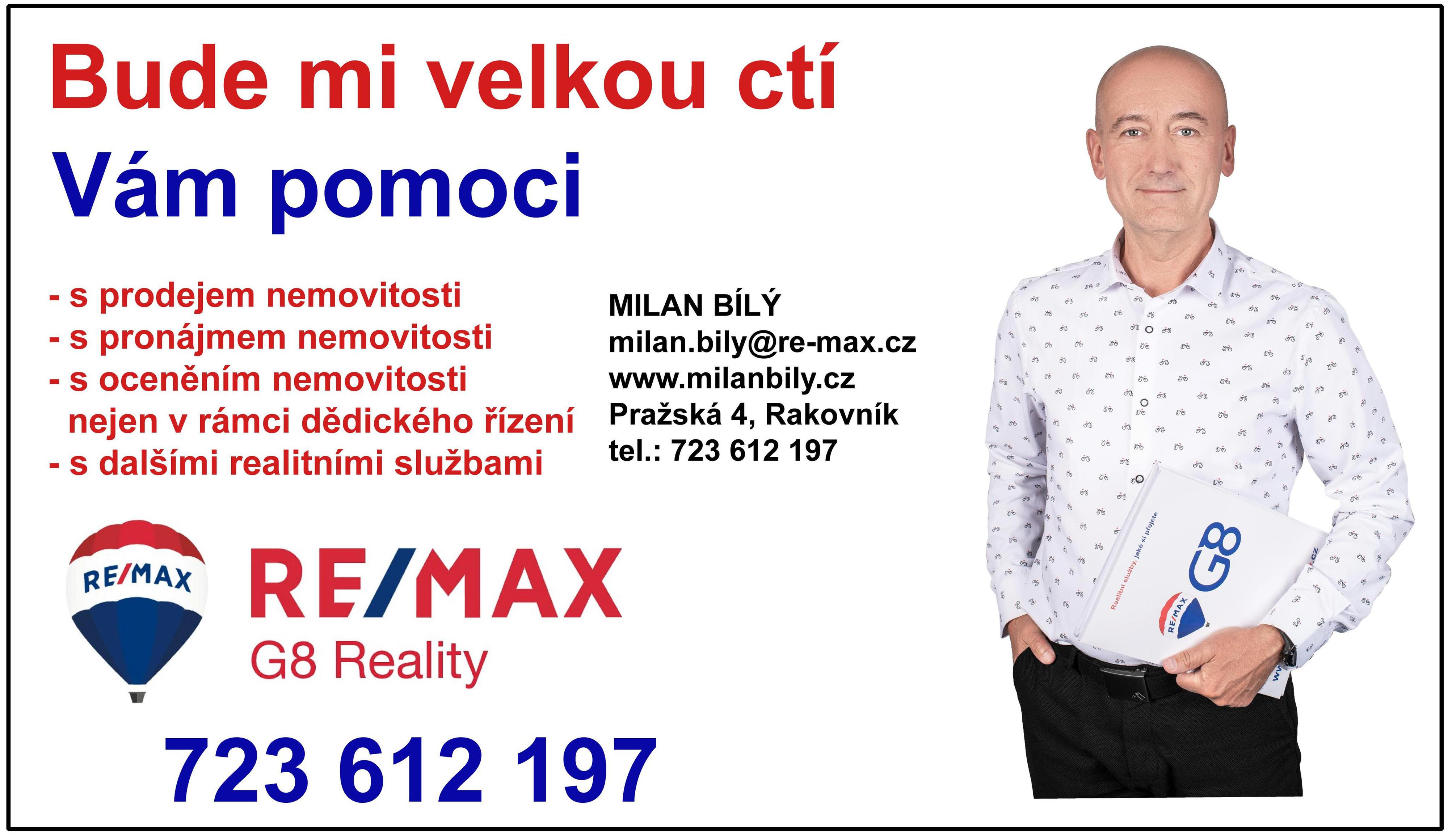 MILAN BÍLÝ - certifikovaný realitní makléř RE/MAX foto 2