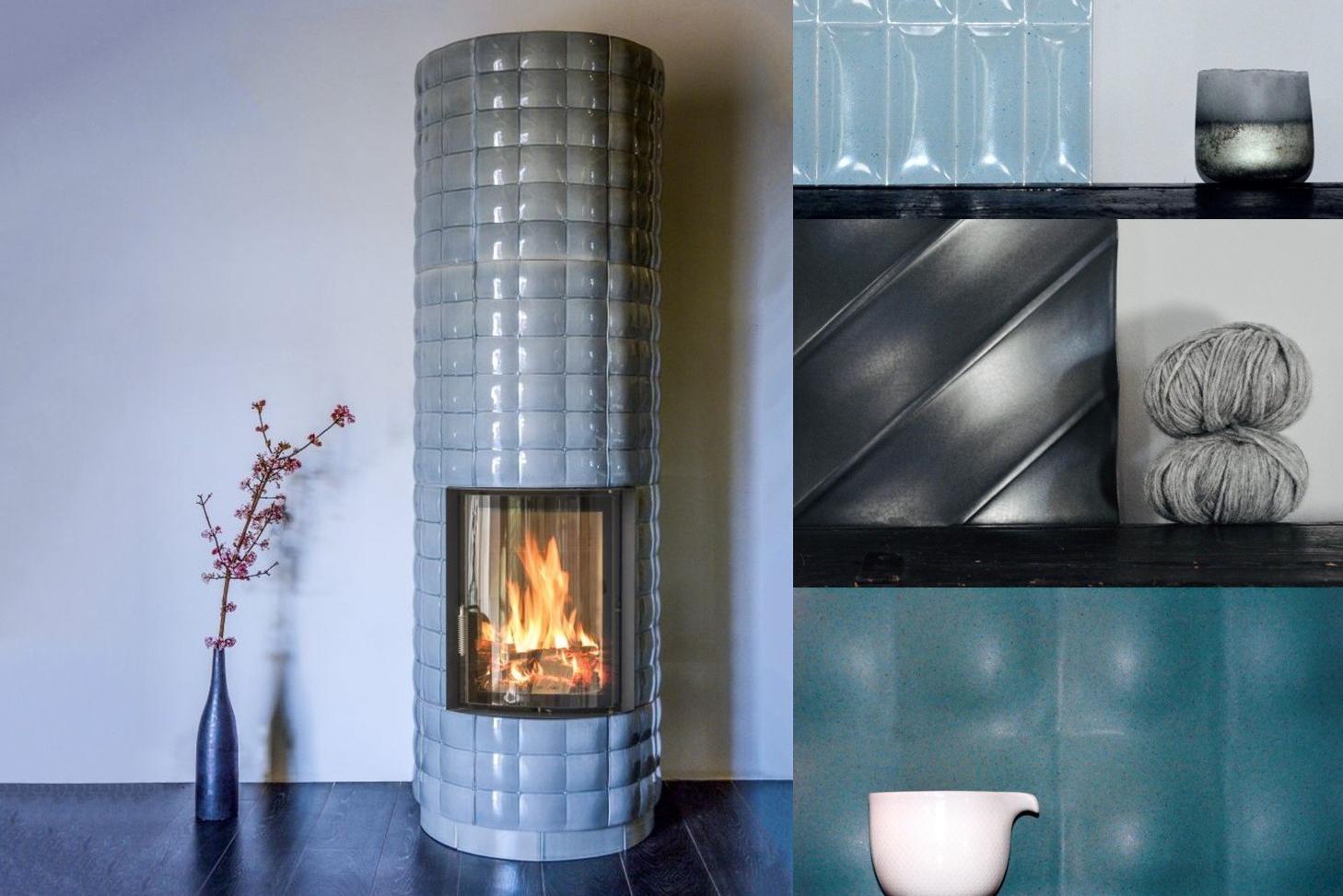 Kachlová kamna EXPOSI s akumulací 580kg/206cm