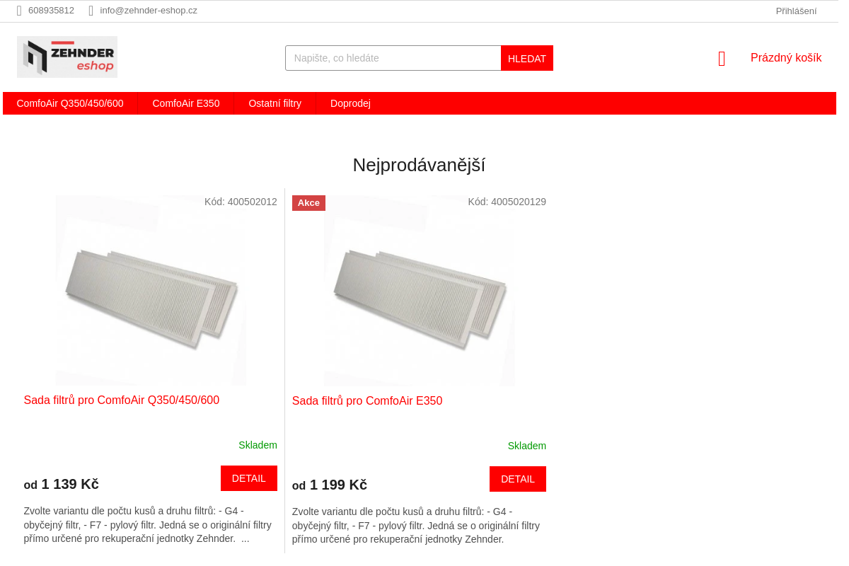 Zehnder-eshop.cz