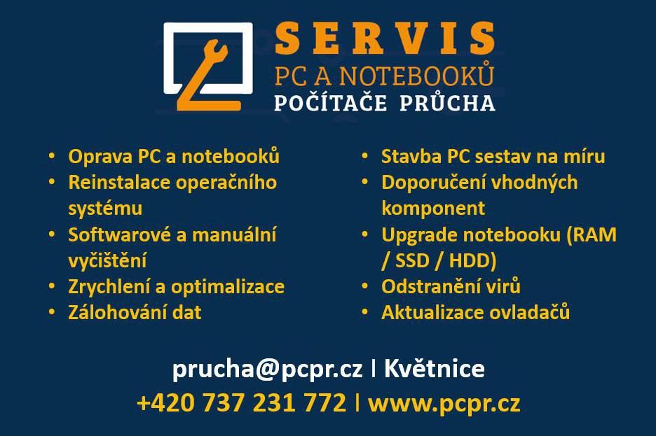 Servis PC - oprava počítačů a notebooků
