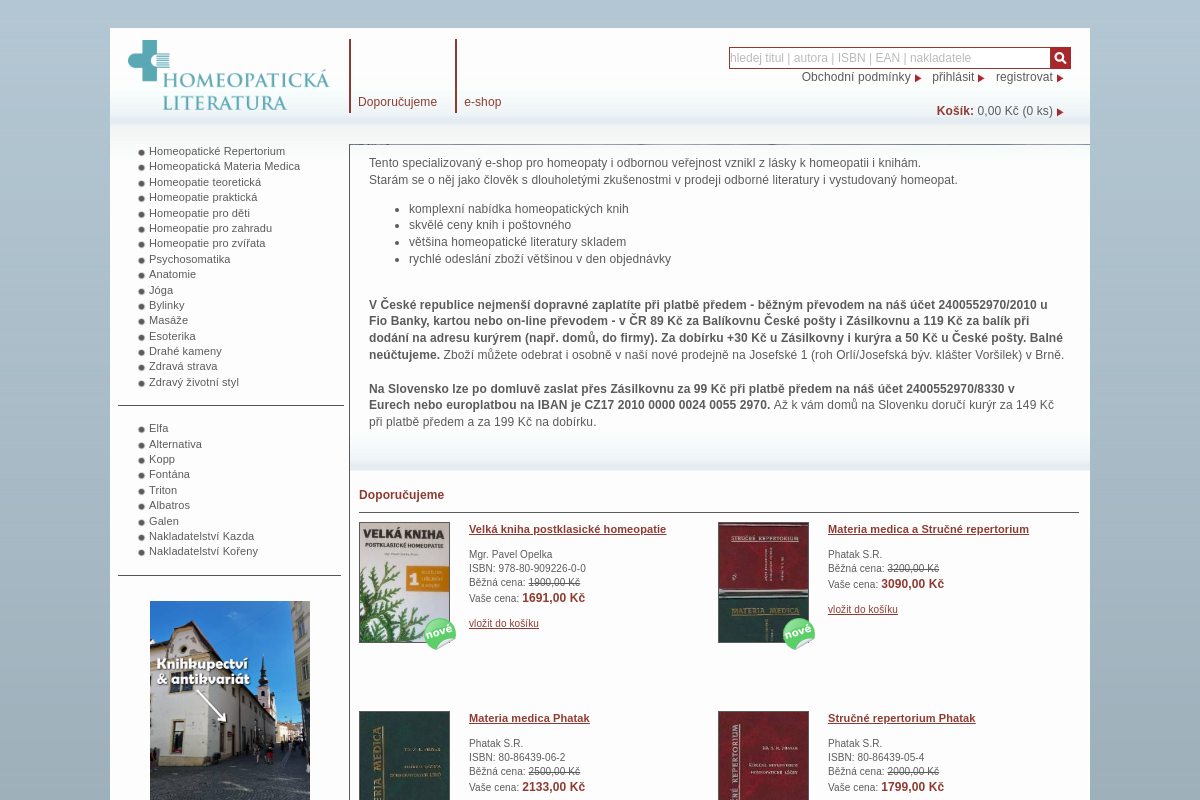Homeopatickaliteratura.cz