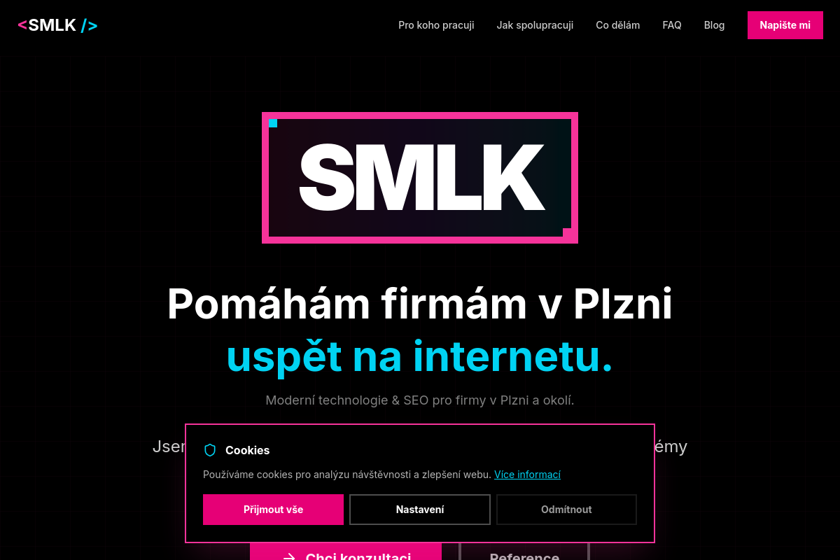 Petr Smolka - moderní weby na míru | smlk.cz