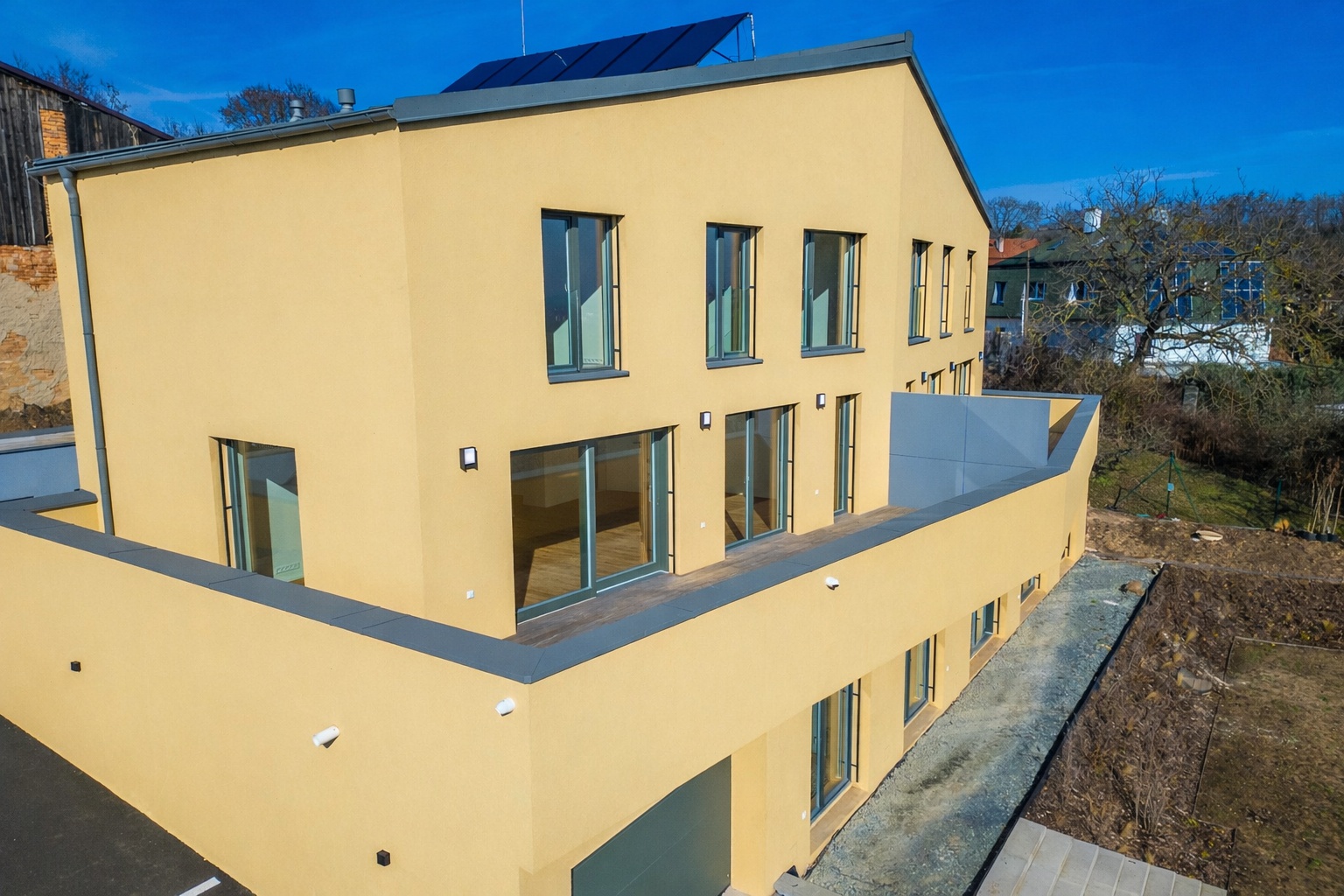 Prodej bytu 4+kk, terasa 37 m2, Sedlec u Prahy