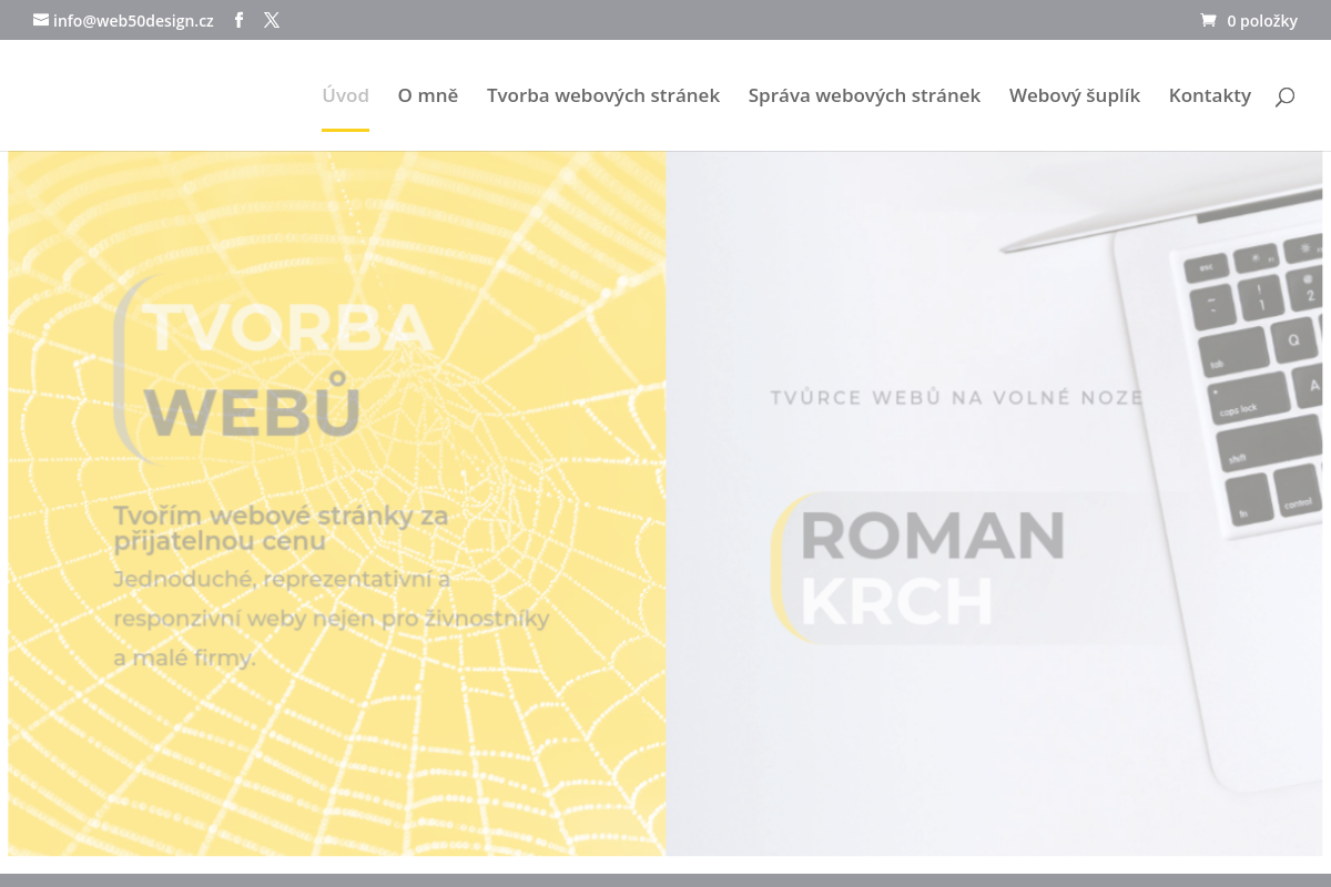 Roman Krch Tvorba webů