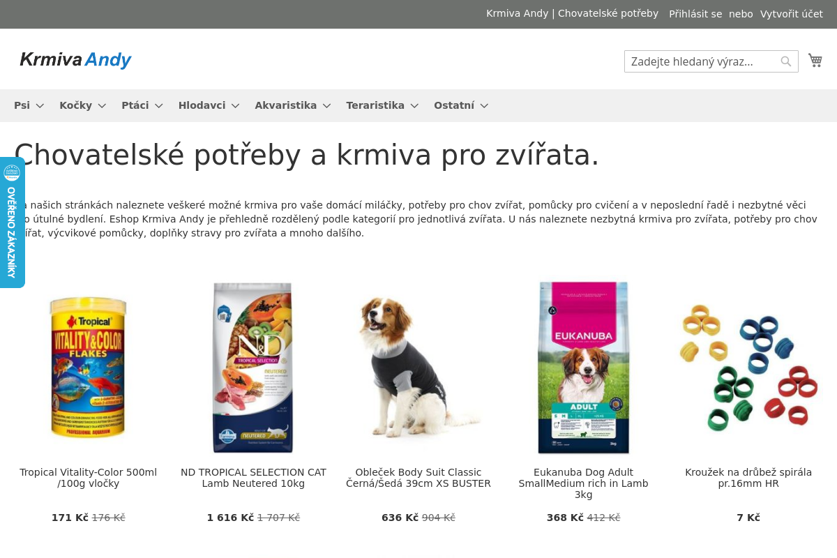 Krmiva-andy.cz foto 1