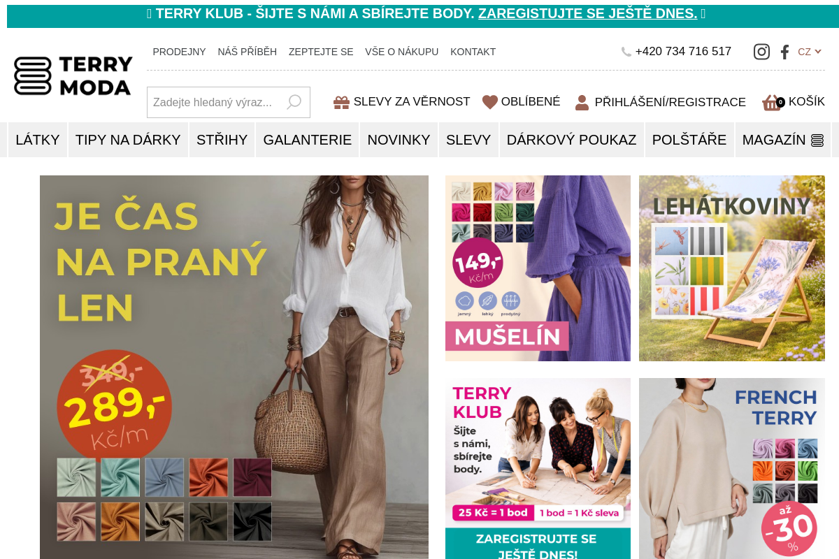 Terrymoda.cz - sklad
