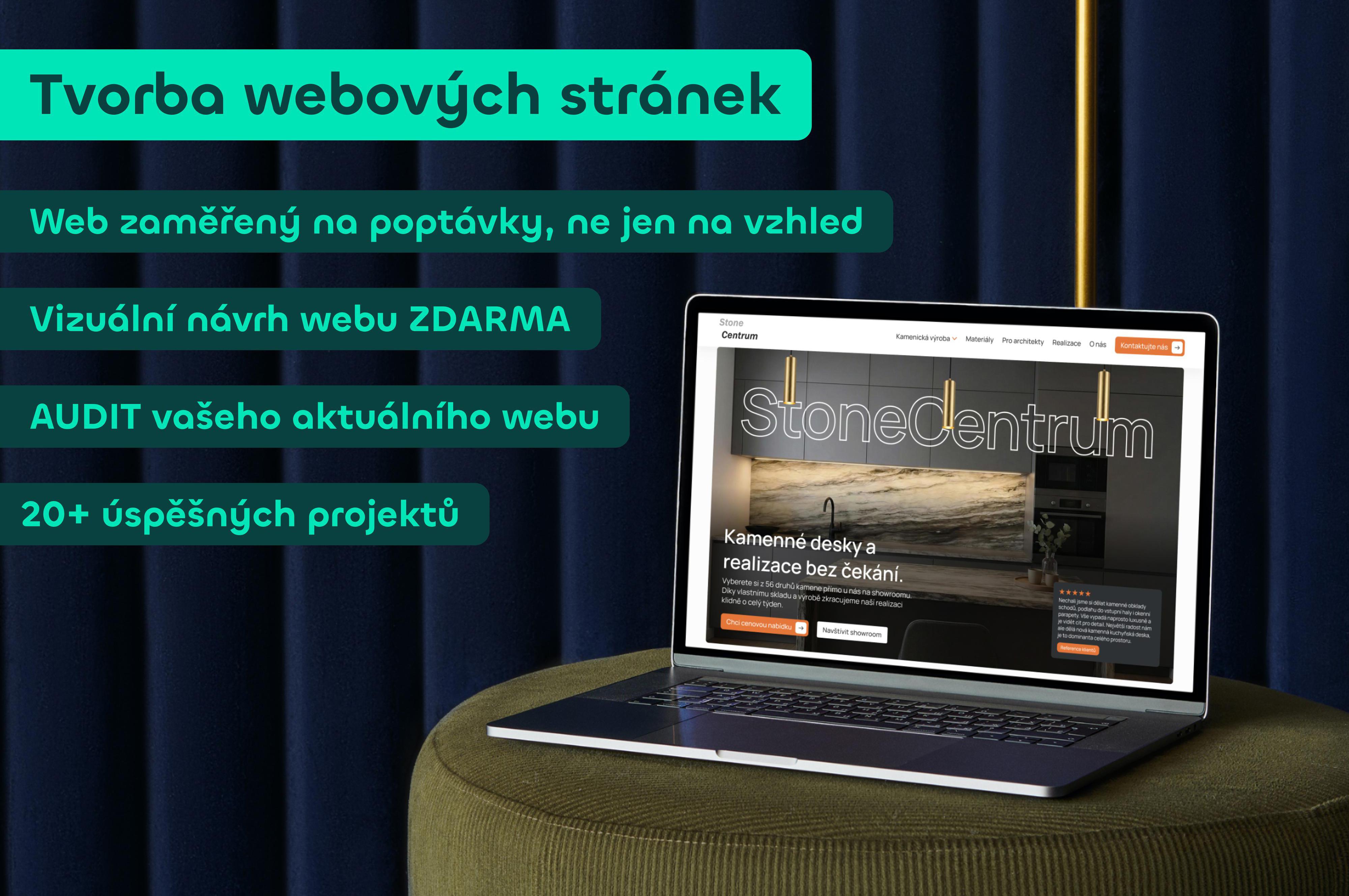Tvorba webových stránek, které přinášejí poptávky