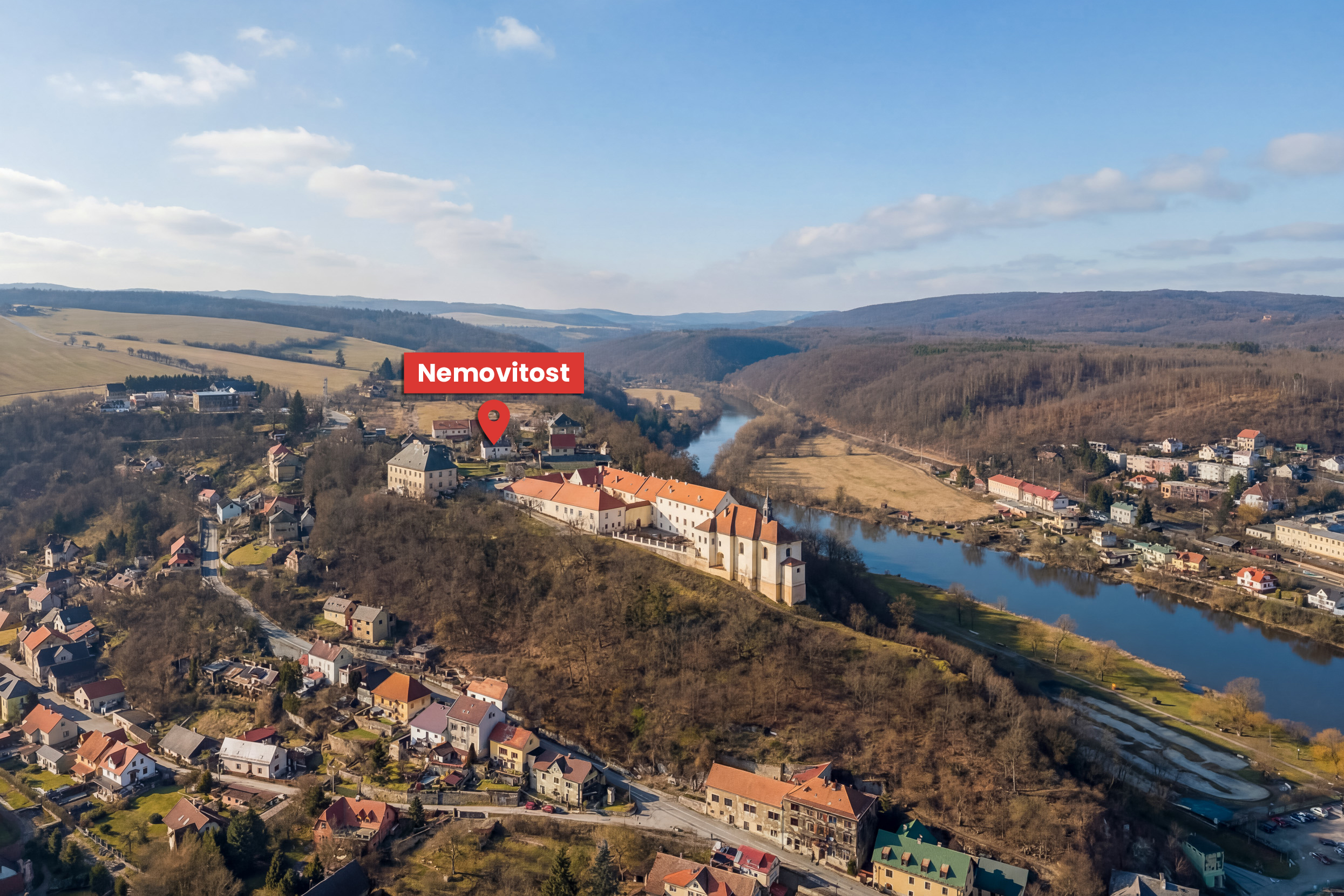 RD 4kk s výhledem na zámek, Nižbor