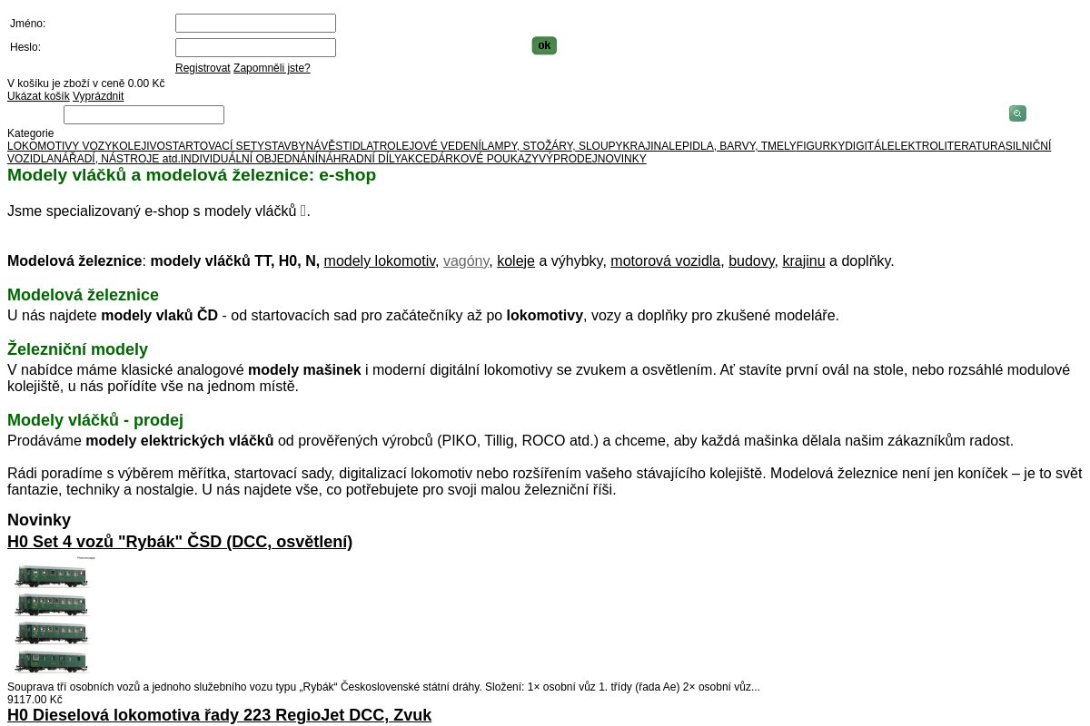 Modelyvlacku.cz