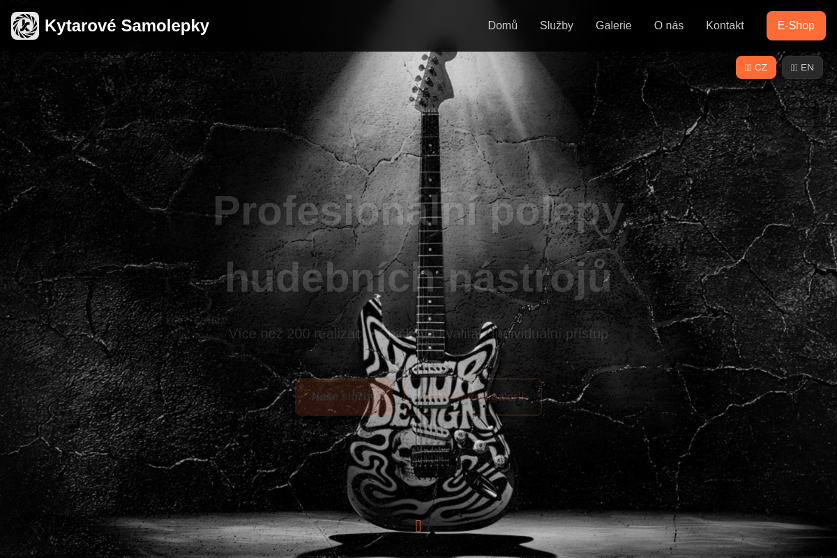 Kytarové Samolepky
