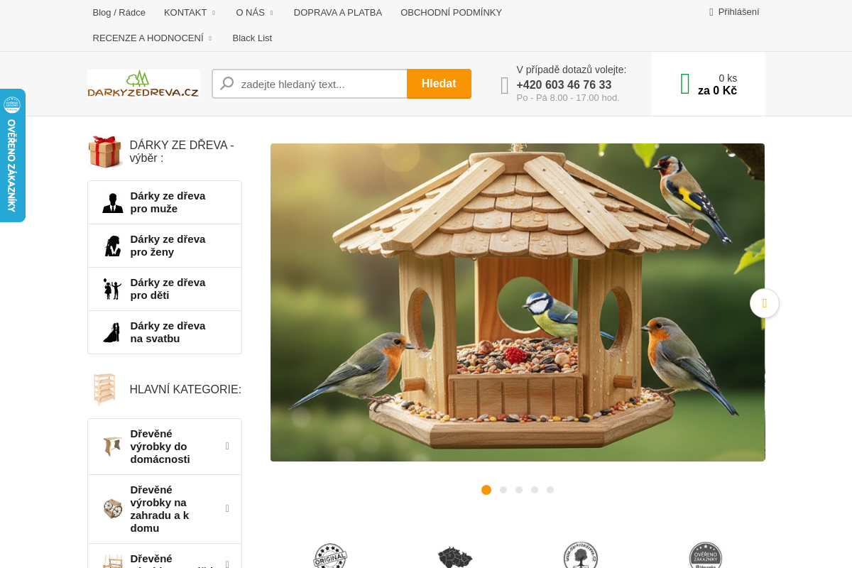 Fa Šperl - darkyzedreva.cz