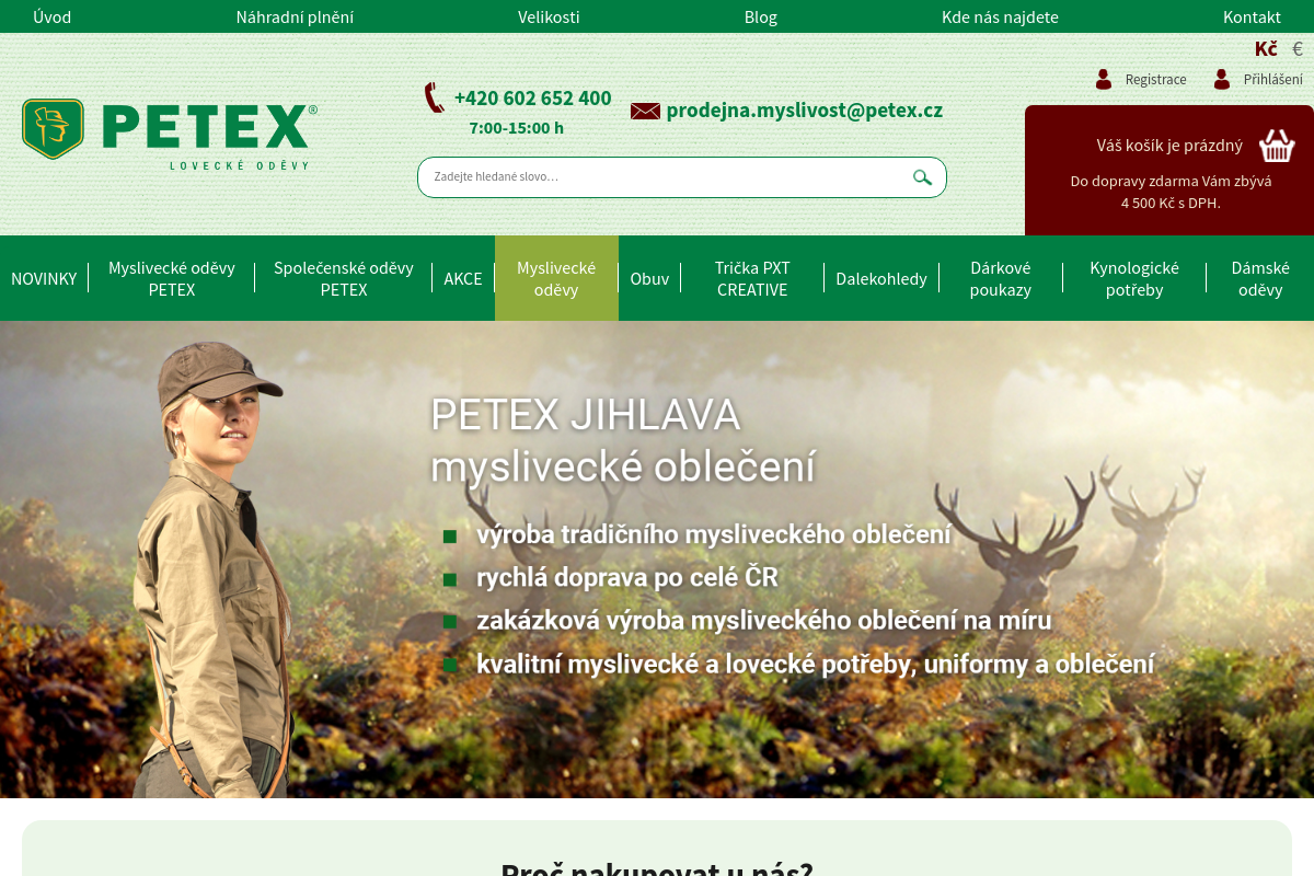 Myslivecke-odevy.cz