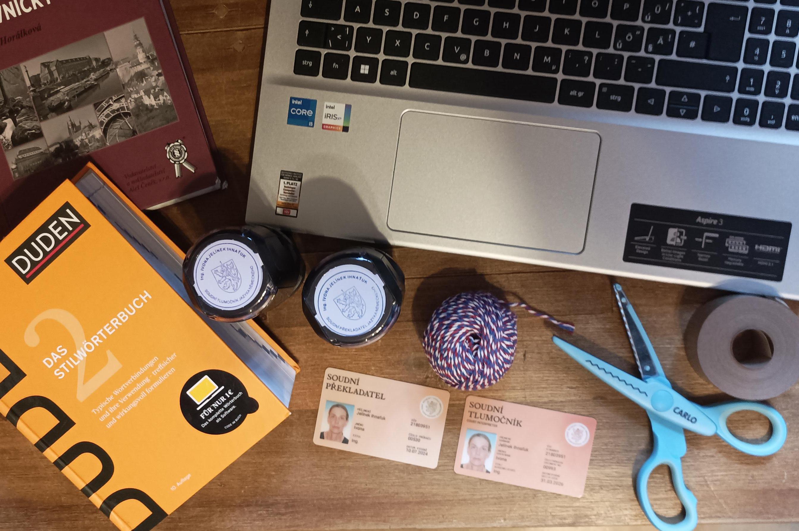 Soudní překlady a tlumočení, Ing. Ivona Jelínek Ihnaťuk