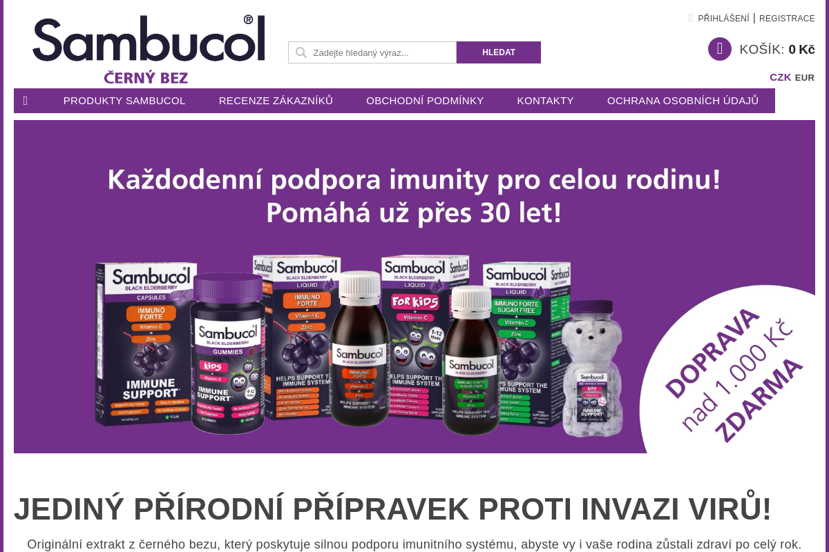 Sambucol-shop.cz