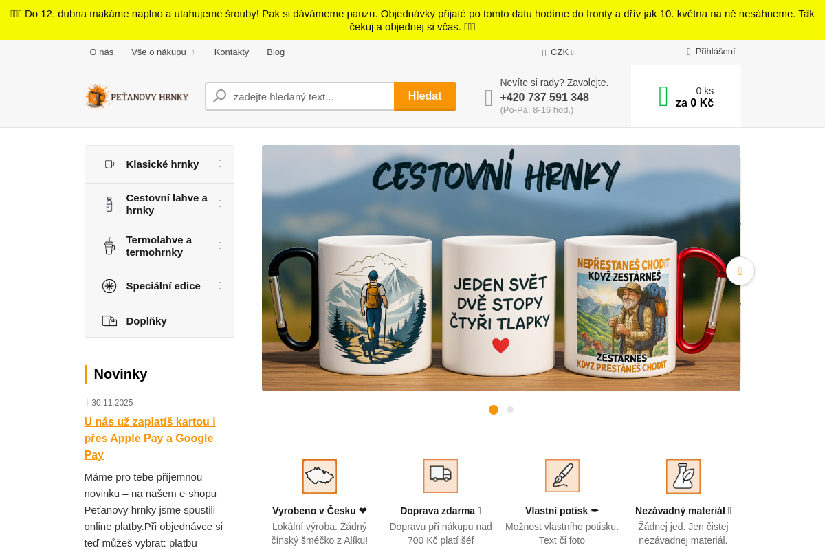 Petanovyhrnky.cz