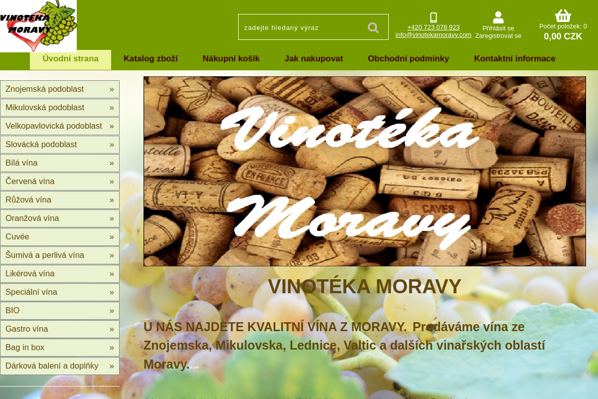 Vinotekamoravy.com