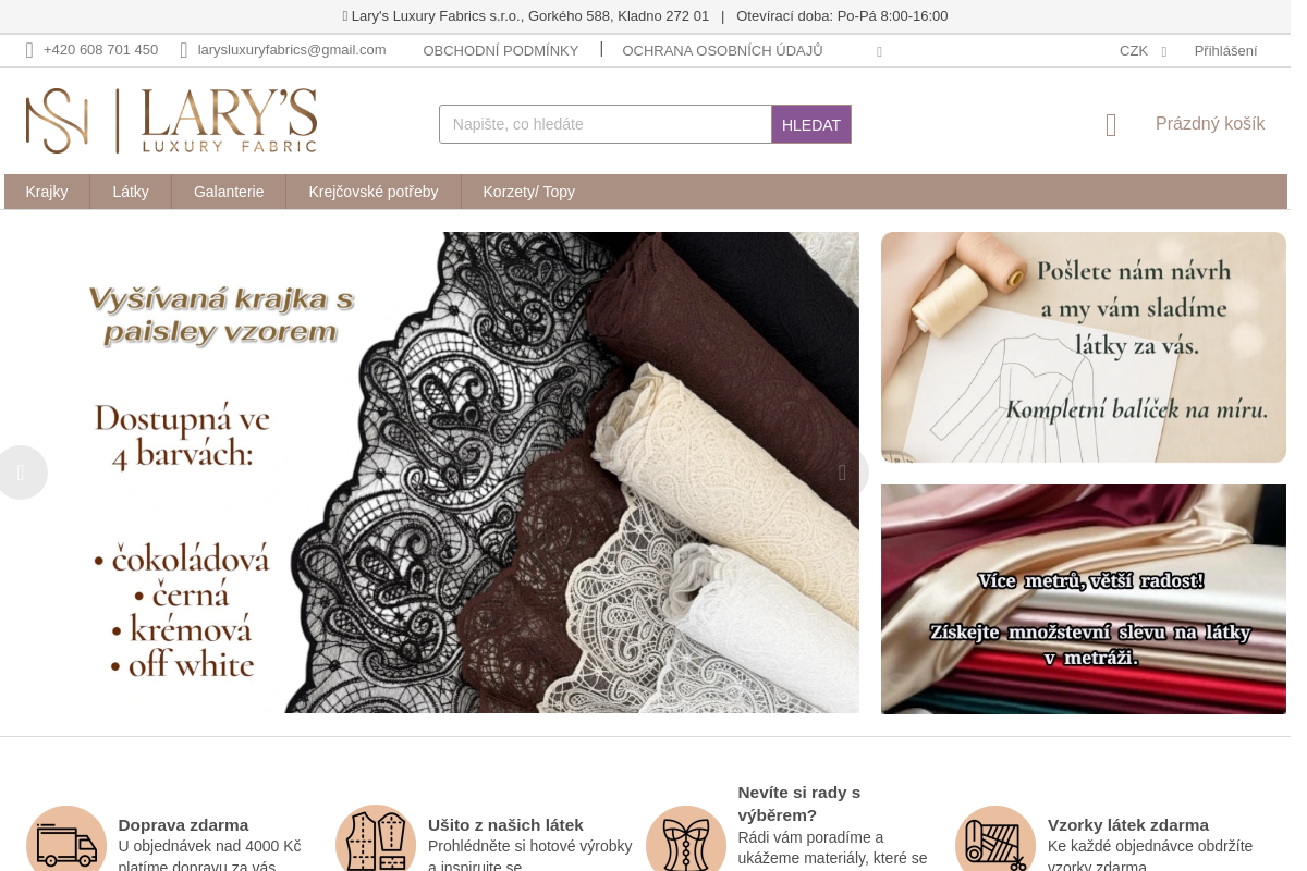Lary's Luxury Fabrics s.r.o.