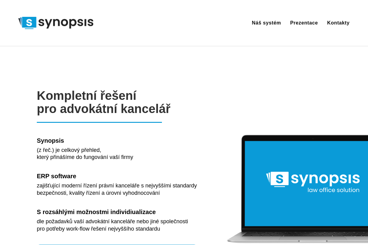 SYNOPSIS TECHNOLOGIES a.s.