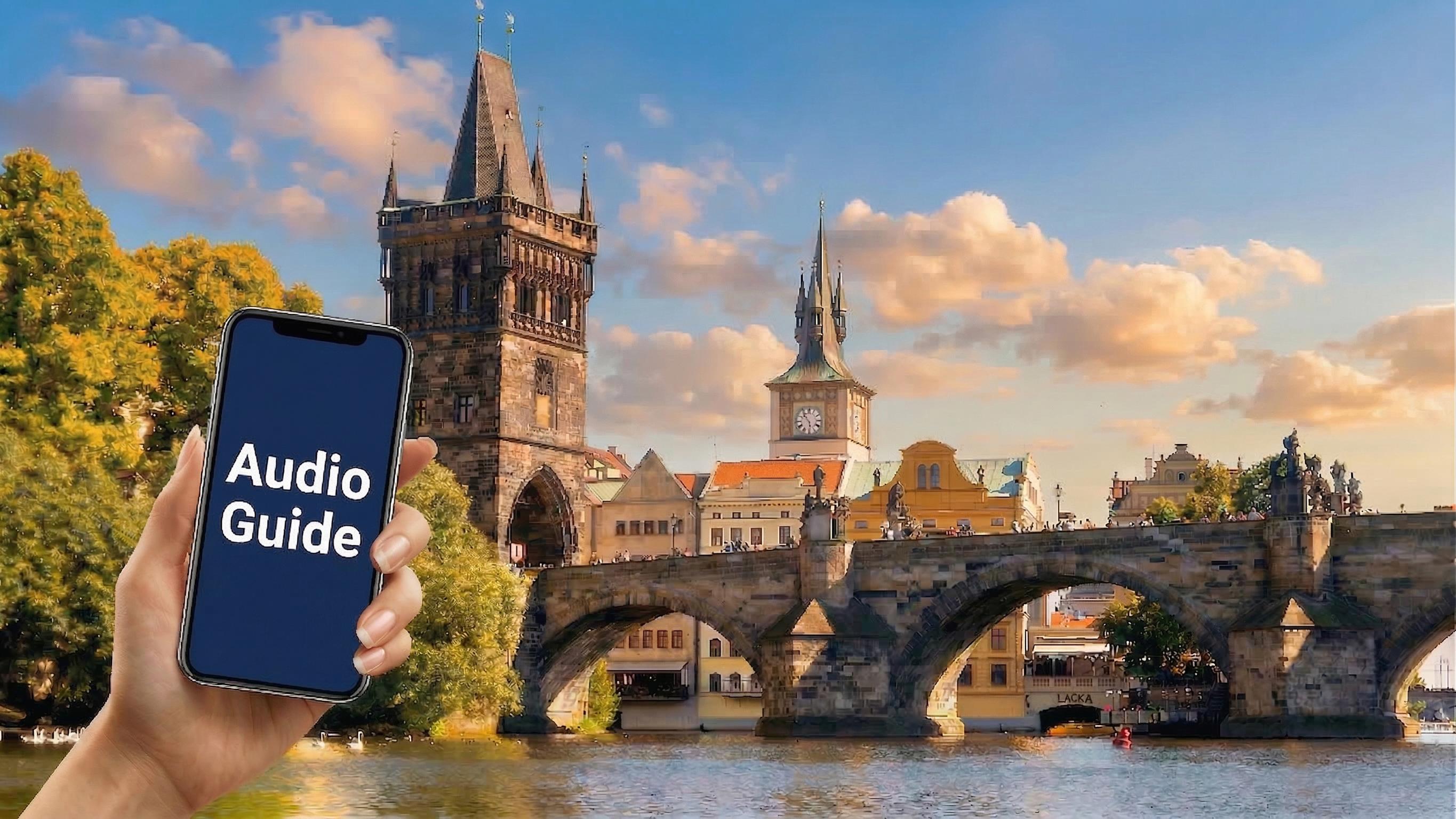 Karlův most s mobilním průvodcem + vstup na věž